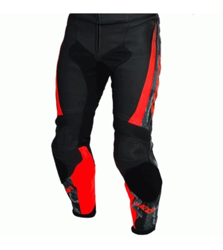 Кожен панталон за мотор SECA SRS II FLUO RED/CAMO