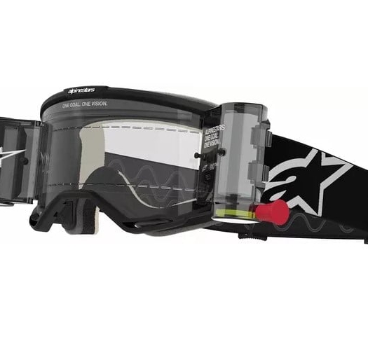 Мотокрос очила ALPINESTARS VISION 5 CORP BLK CLEAR ROLL-OFF