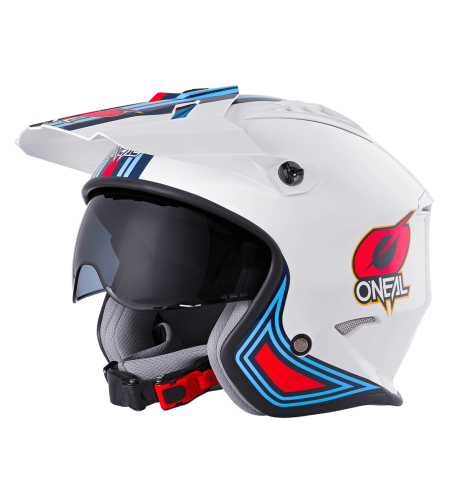 Каска за мотор O`NEAL VOLT MN1 WHITE/RED/BLUE
