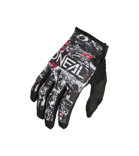 Мотокрос ръкавици O'NEAL MAYHEM ATTACK BLACK/WHITE DS V.25