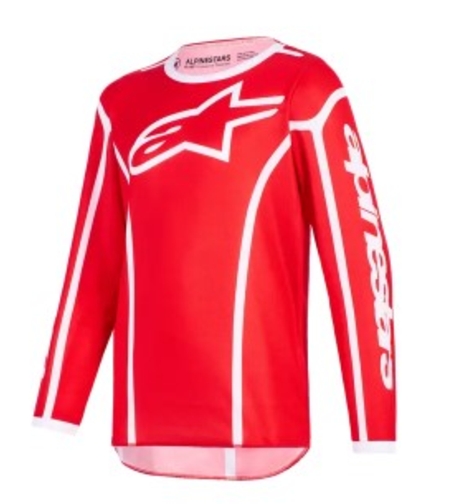 Детско мотокрос джърси Alpinestars FLUID APEX RED/WHITE