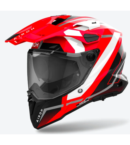 Каска AIROH COMMANDER 2 MAVICK RED GLOSS
