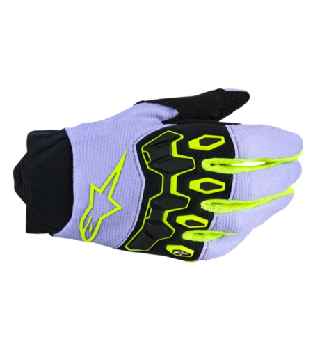 Детски мотокрос ръкавици ALPINESTARS FULL BORE V2 PURPLE/YELLOW