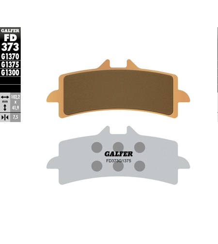 Предни мото накладки Galfer SINTERED COMPOUND FD373G1375
