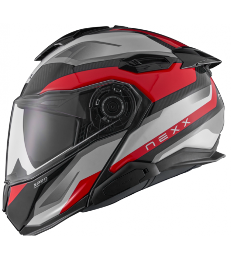 Каска NEXX X.LIFETOUR FLIP UP PRO MILE WHITE RED