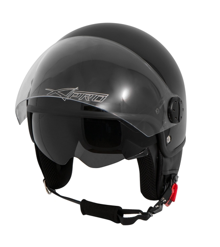 Каска за скутер TRAFFIC BLACK