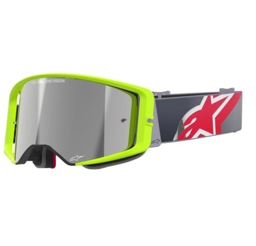 Мотокрос очила ALPINESTARS SUPERTECH CORP YELLOW FLUO Red/ Mirror SILVER