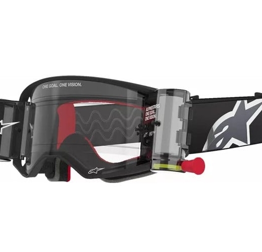 Мотокрос очила ALPINESTARS SUPERTECH CORP BLK/GRY CLEAR ROLL-OFF