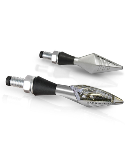 LED мото мигачи BARRACUDA X-LED B-LUX SILVER