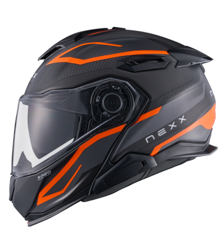 Каска NEXX X.LIFETOUR FLIP UP PRO MILE ORANGE GRAY