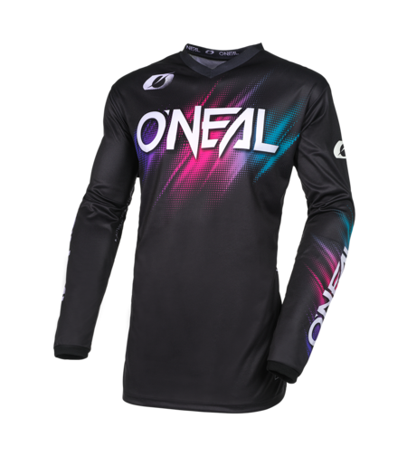 Дамска мотокрос блуза O'NEAL ELEMENT VOLTAGE BLACK/MULTI