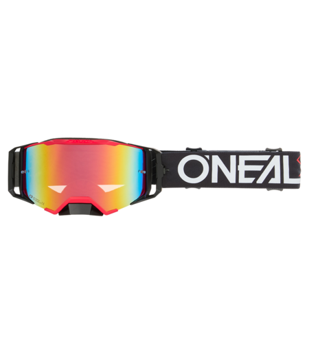 Мотокрос очила O'NEAL B-33 HEXA BLACK/RED - RADIUM RED V.26