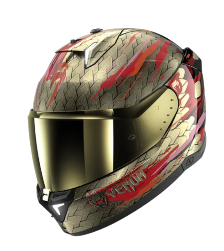 Каска SHARK SKWAL i3 VENUM Black Red Gold
