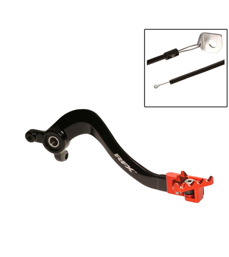 Заден лост за спирачка RFX Pro FT Rear Brake Lever (Black/Orange) - KTM SX85 03-17