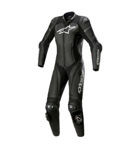 Дамски кожен екип ALPINESTARS STELLA GP PLUS BLACK/GREY/WHITE