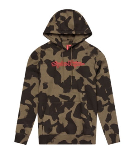 Детски суитшърт TROY LEE DESIGNS Signature - Olive Camo