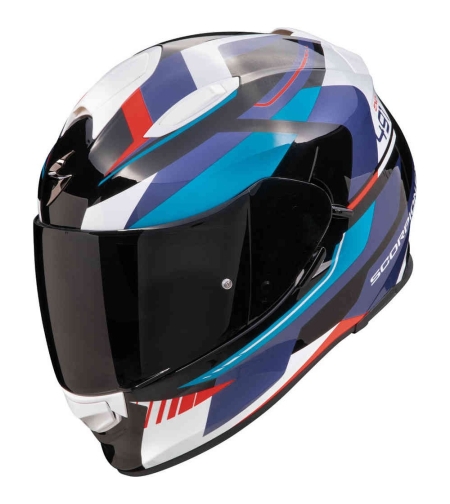 Каска SCORPION EXO 491 Abilis Black/Red/Blue