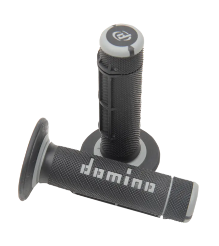 Ръкохватки DOMINO GRIPS DUALLY 1/2 WAFFLE Black/Grey