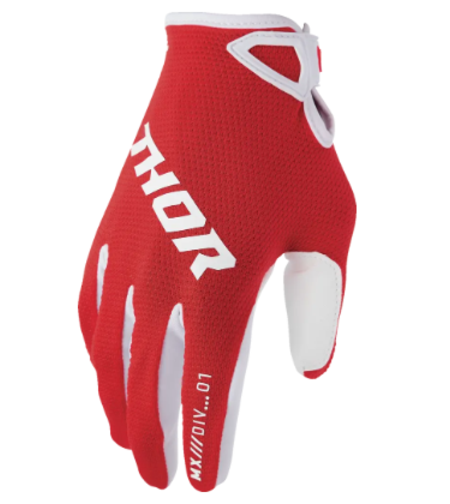 Mотокрос ръкавици THOR RIDEMODE STATIC RED