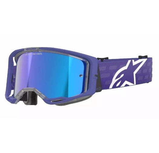 Мотокрос очила ALPINESTARS VISION 8 CORP PURPLE MIRROR-BLUE