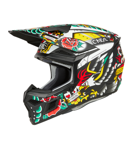 Детска мотокрос каска O'NEAL 3SERIES INKED MULTI