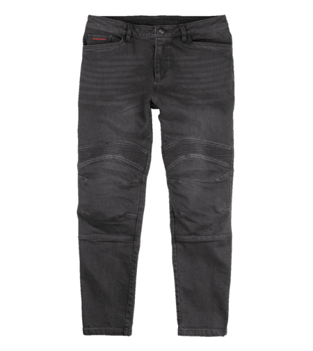 Мото дънки ICON Slabtown CE BK