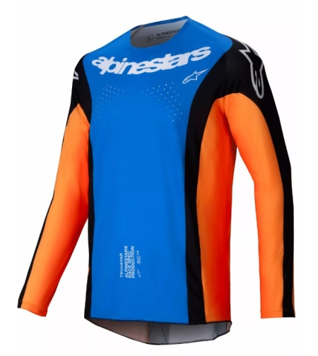 Мотокрос джърси Alpinestars TECHSTAR MELT ORANGE/BLUE