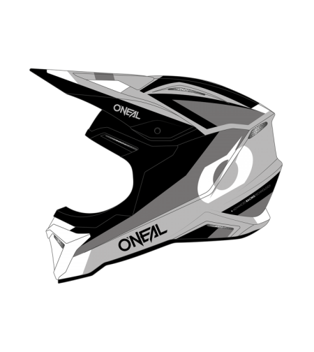 Каска O'NEAL 1SERIES STREAM BLACK/GRAY V.24