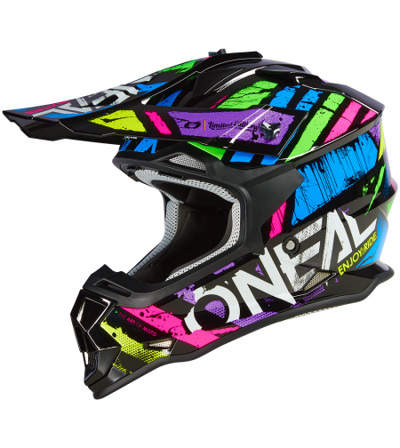 Мотокрос каска O'NEAL 2SERIES GLITCH V.23 MULTI