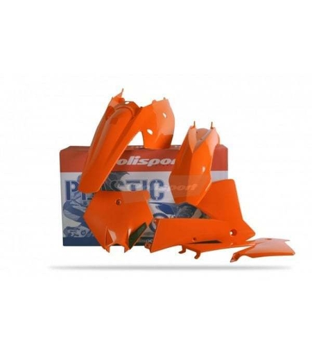 Пластмасов MX Replica кит POLISPORT за KTM 65 SX - 2002-08 OEM Color ORANGE