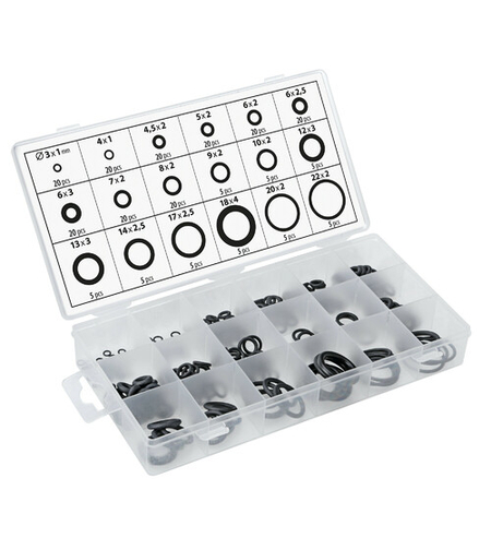 Комплект от О-пръстени LAMPA - 225 бр 18 размера