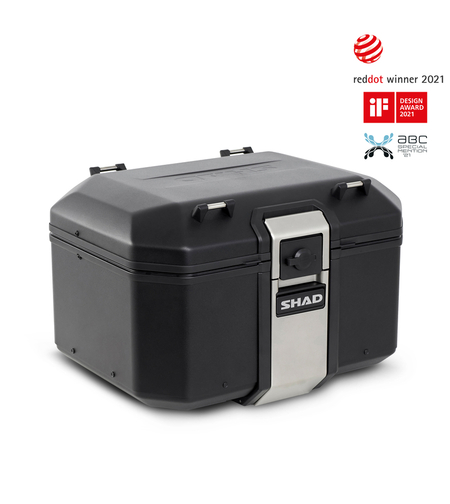 Алуминиев мото куфар SHAD TR48 Черен - 48 литра