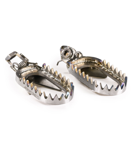 Степенки RFX Pro Series Anti-Mud Footrests - Titanium GASGAS/HUSQ/KTM 24-25