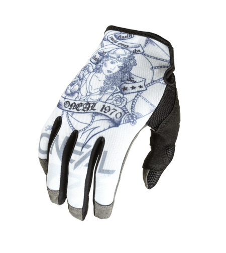 Мотокрос ръкавици O'NEAL MAYHEM SAILOR V.22 WHITE