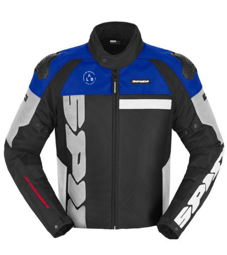 Текстилно мото яке SPIDI PROGRESSIVE NET White/Light blue