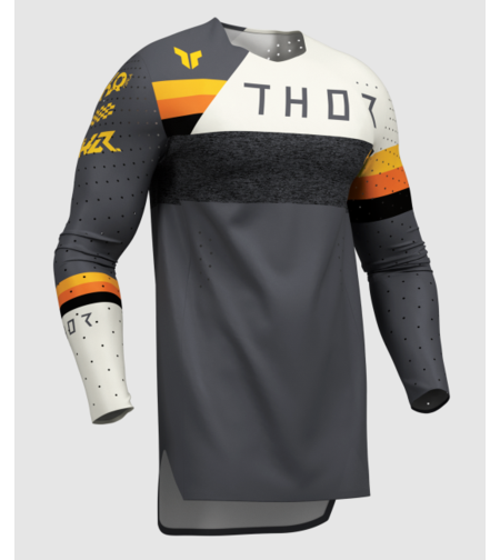 Мотокрос джърси THOR SPORTMODE LEAGUE CHAR/WHT