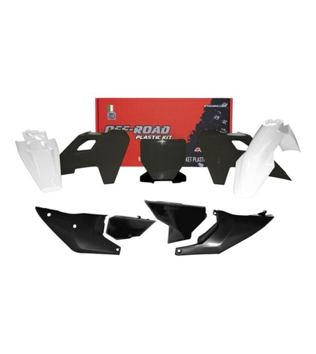 Комплект пластмаси RACETECH HUSQVARNA FS 450 Black/White