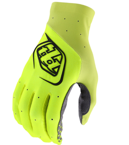 Мотокрос ръкавици TROY LEE DESIGNS SE Ultra Gloves - Solid Neon Yellow/Grey