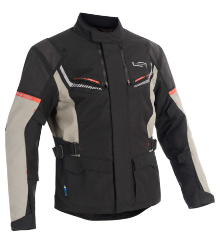 Текстилно мото яке Lindstrands Sylarna Black/Light Grey