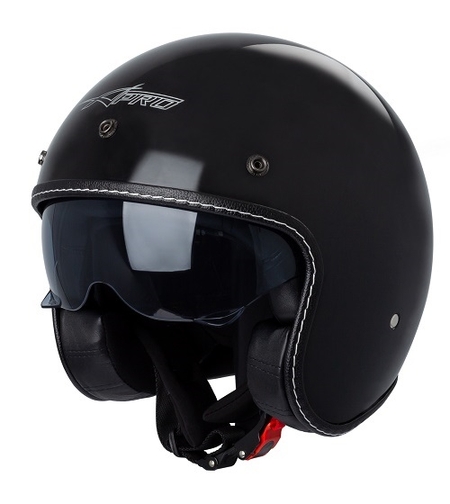 КАСКА ЗА СКУТЕР A-PRO NATIVE BLACK