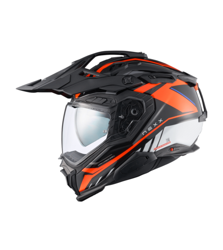 Адвенчър каска NEXX X.WED3 GOBI ORANGE/WHITE