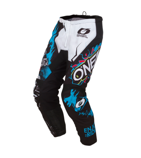 Детски мотокрос брич O'NEAL  ELEMENT VILLAIN WHITE