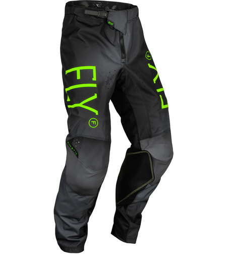 Детски мотокрос брич FLY RACING Kinetic Prodigy-Charcoal/Neon Green/True Blue