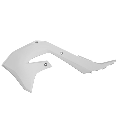 Пластмасови капаци за радиатор Polisport Kawasaki KX125 / 250 рестайлинг KX450 - 2003-08 White