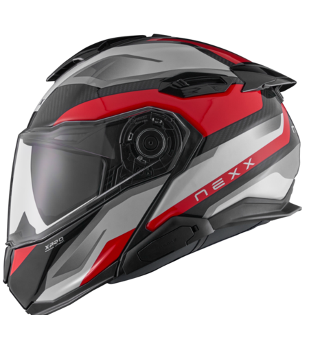 Каска NEXX X.LIFETOUR FLIP UP PRO MILE WHITE RED