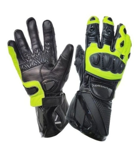 Кожени ръкавици ADRENALINE LYNX SPORT BLACK/FLUO