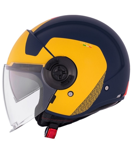 КАСКА ЗА СКУТЕР MT VIALE S SV BETA D3 MATT BLACK/YELLOW