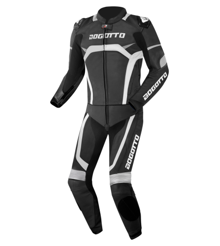 Кожен Мото Екип BOGOTTO MISANO Black/White