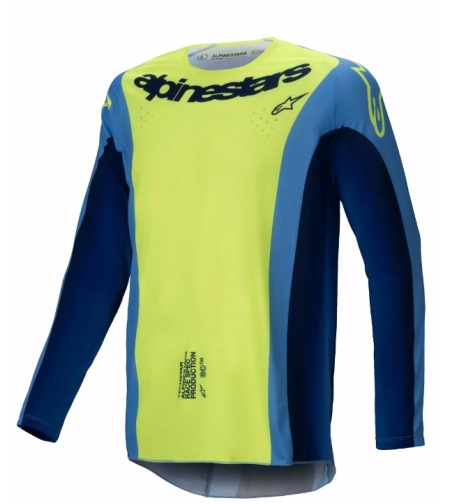 Мотокрос джърси Alpinestars TECHSTAR MELT YELLOW/BLUE