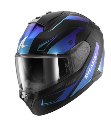 Каска SHARK RIDILL 2 MEKARIUM MAT BLACK/BLUE